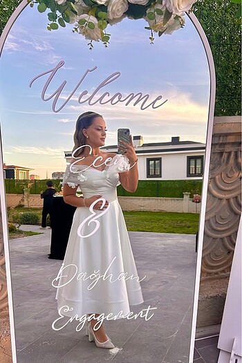 Diğer Beyaz söz nişan nikah elbisesi