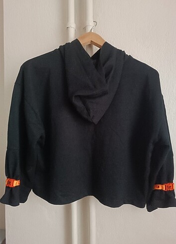 Diğer Kadın Kısa Kapşonlu Sweatshirt