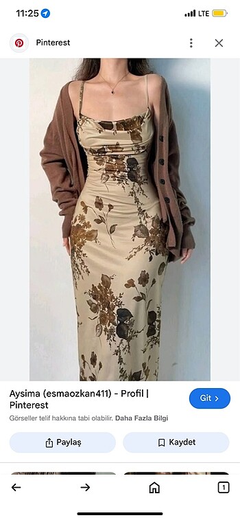 Sheinside Çiçekli elbise