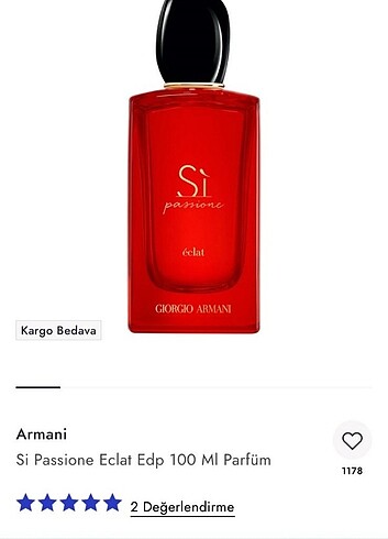 Armani Si Passion Eclat Edp Parfüm