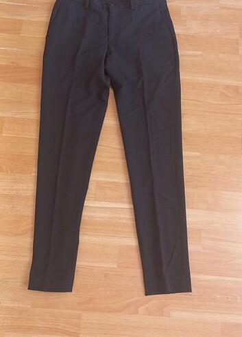 Zara Siyah kumaş pantolon slim fit