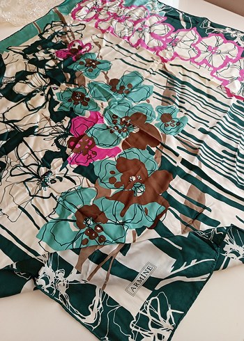 Armine sura ipek eşarp - Görsel 4