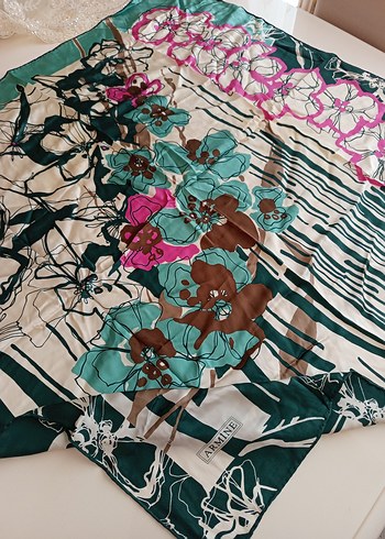 Armine sura ipek eşarp - Görsel 2