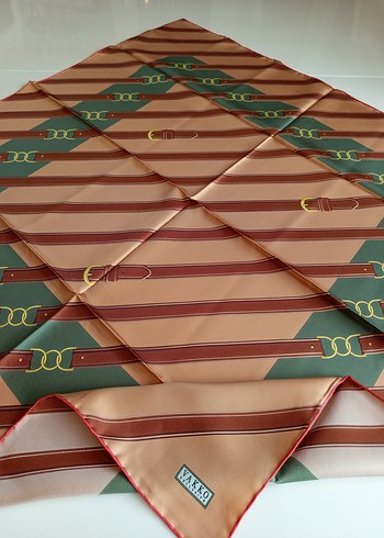 Vakko exclusive tivil ipek eşarp - Görsel 3