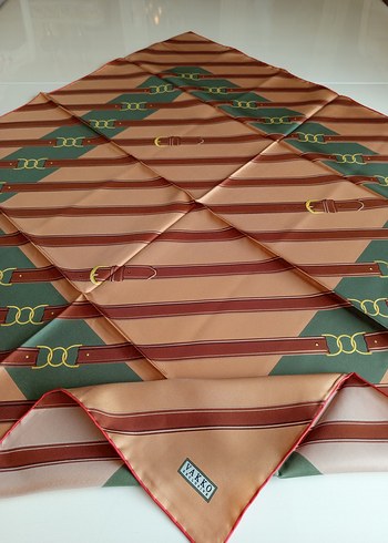 Vakko exclusive tivil ipek eşarp - Görsel 5