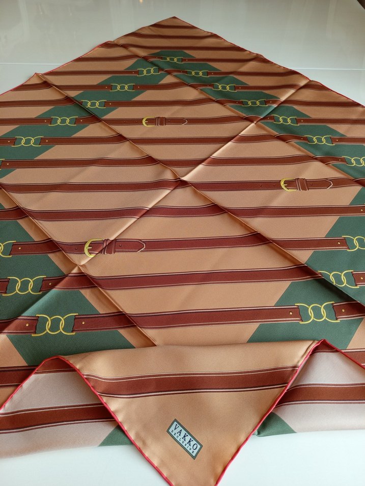 Vakko exclusive tivil ipek eşarp - Görsel 3