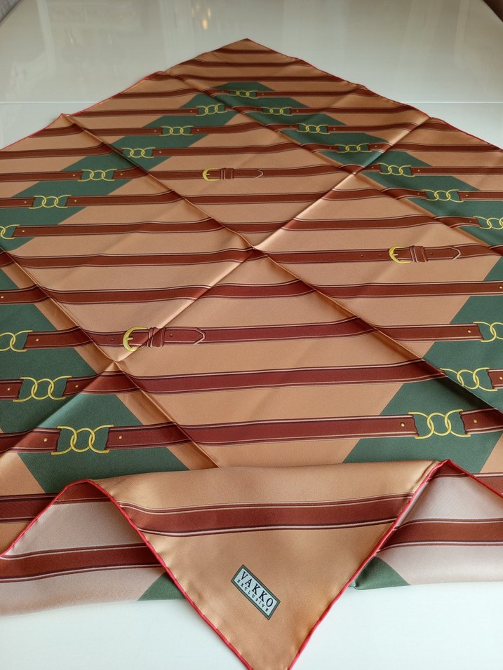 Vakko exclusive tivil ipek eşarp - Görsel 5