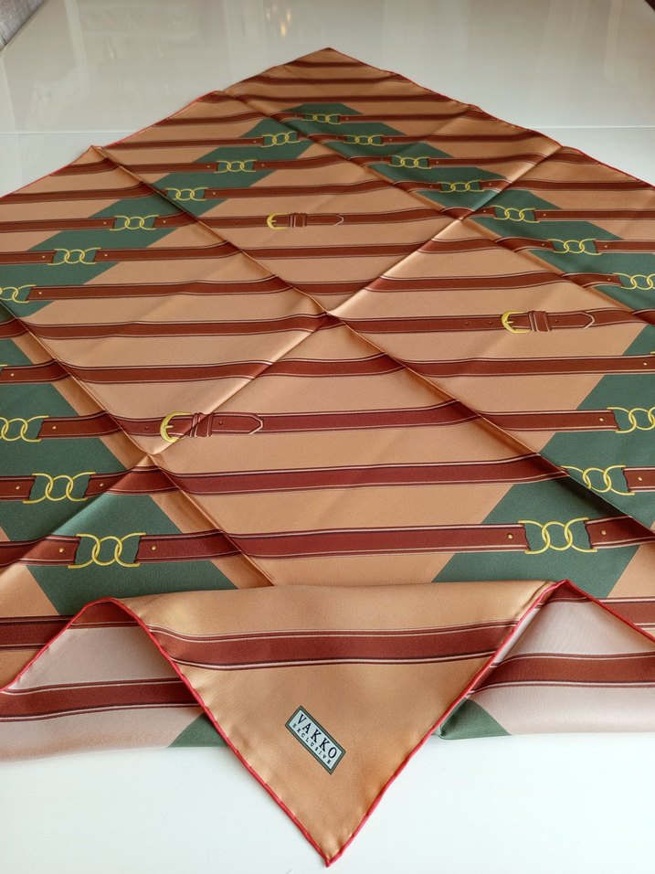 Vakko exclusive tivil ipek eşarp - Görsel 2