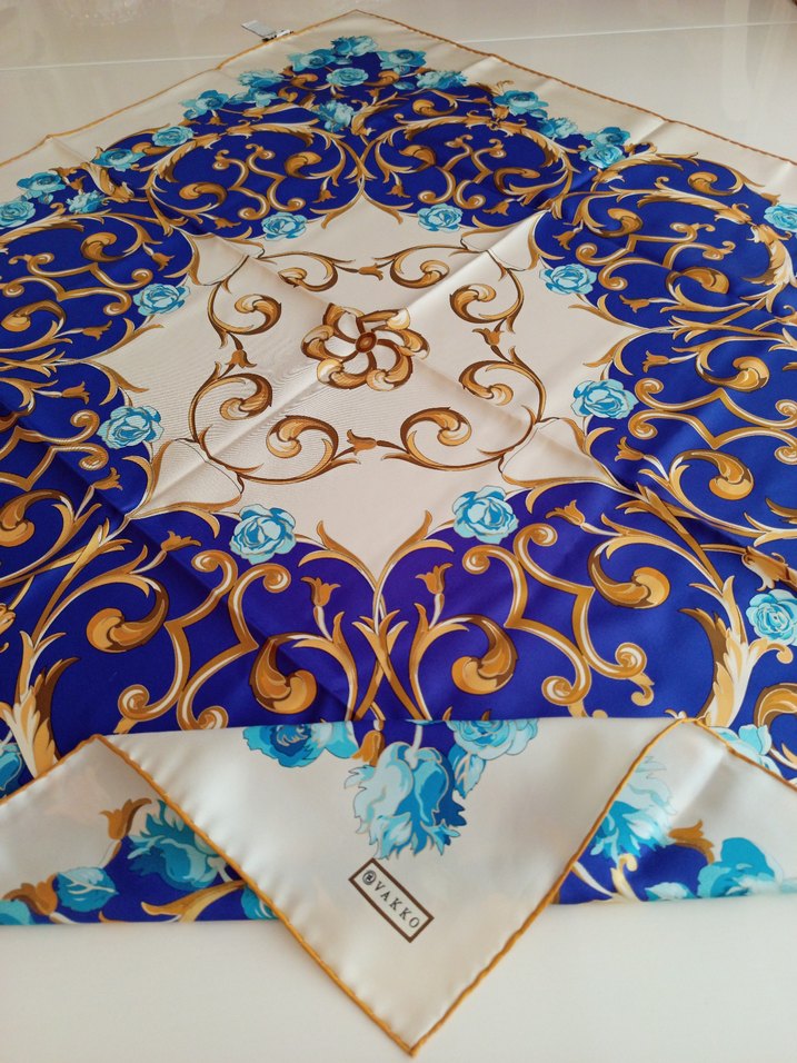 vakko tivil ipek eşarp - Görsel 5