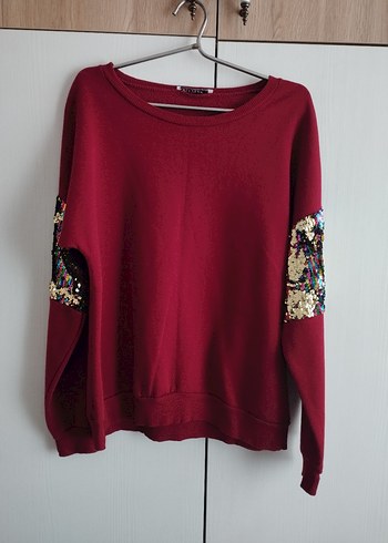 kadın pullu bluz - Görsel 8