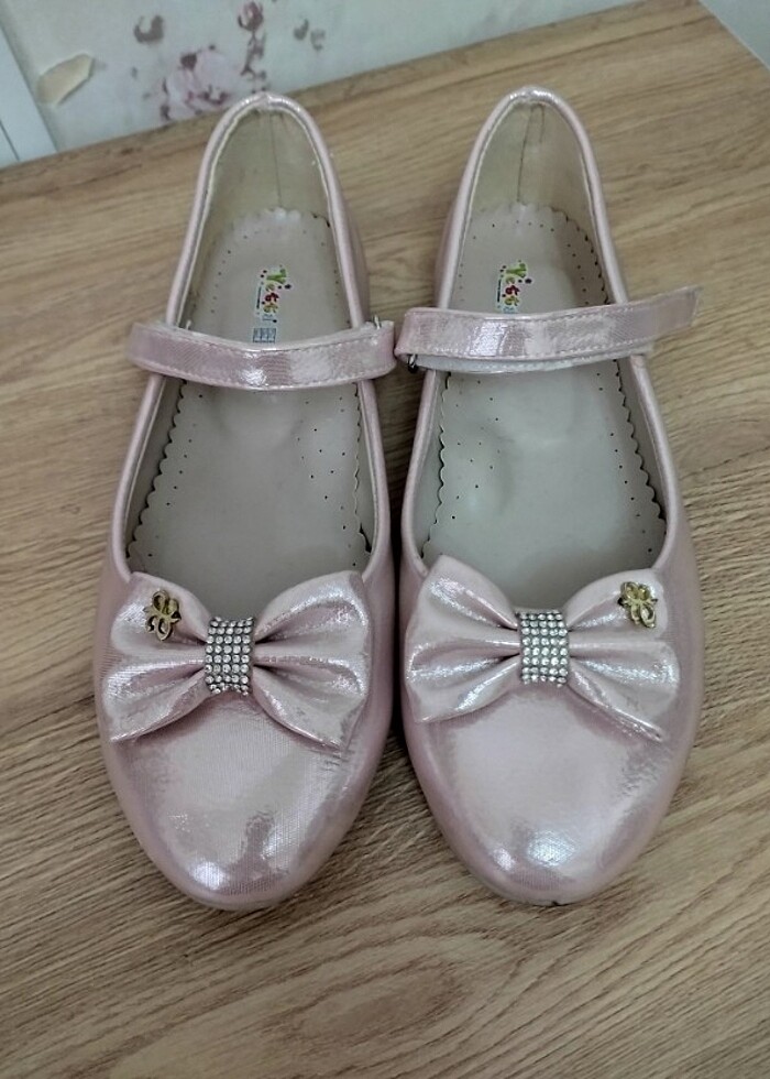 kız çocuk abiye babet ayakkabı - Görsel 2