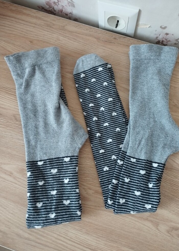 2 adet kız çocuk külotlu çorap - Görsel 2