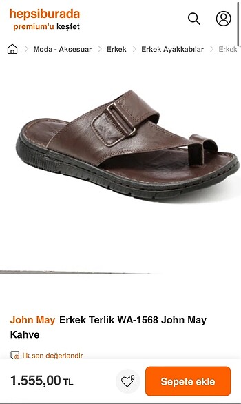Johnmay deri terlik