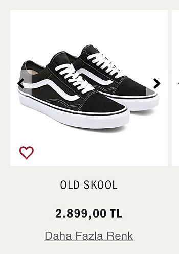 Vans Old Skool Ayakkabı 38 Numara
