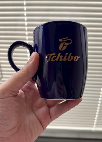 Tchibo Mavi Seramik Kupa