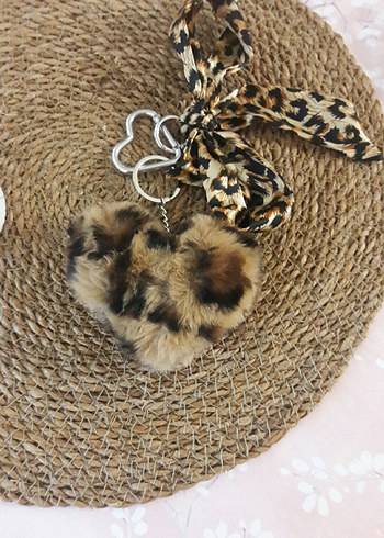 Diğer Kahverengi Leopar Desenli Tüylü Çanta Çarmı