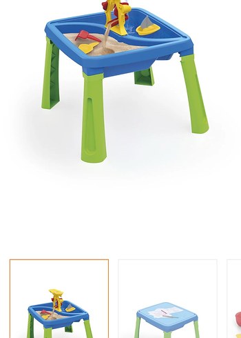 Mavi Çocuk Oyun Masası ve Kum Havuzu