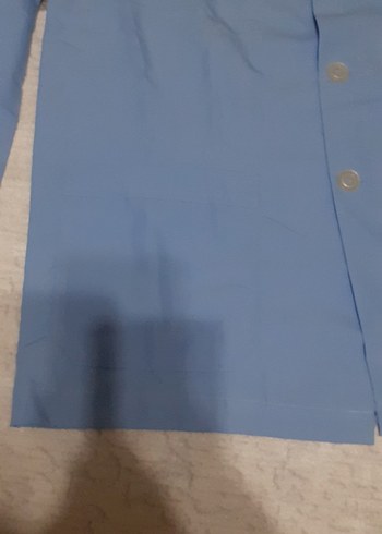 Mavi Kollu Düğmeli Erkek pijama takımları - Görsel 6