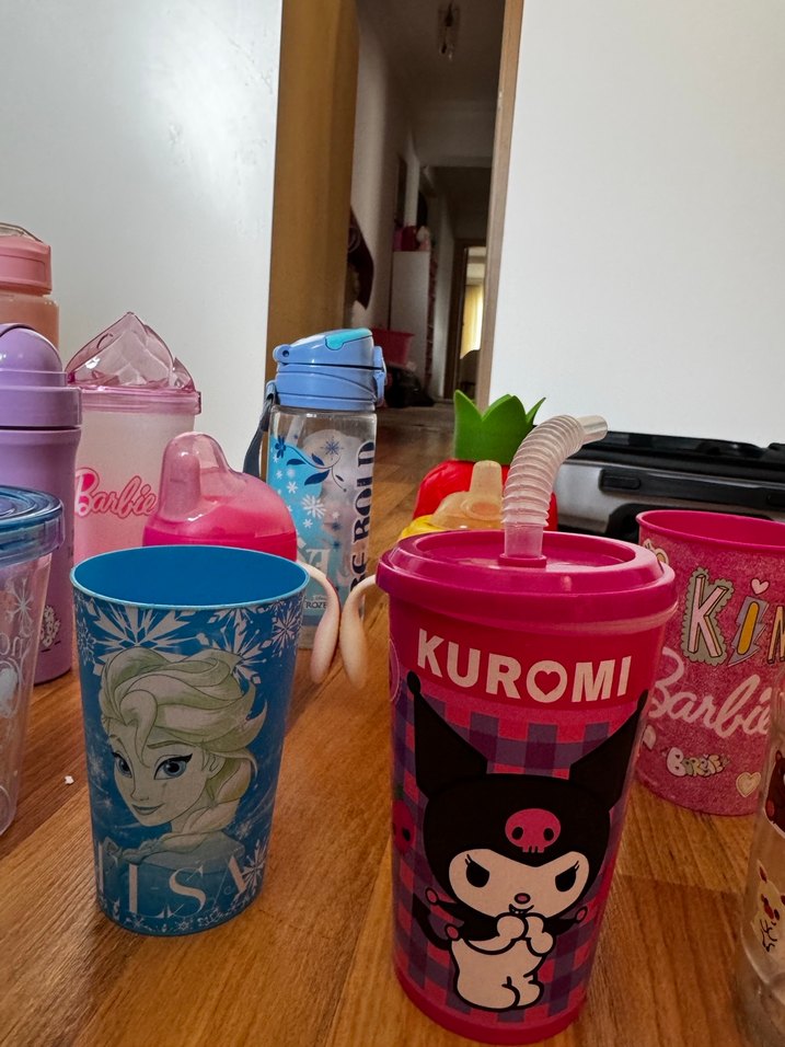 Renkli Çocuk Termos ve Suluk Seti - Görsel 3