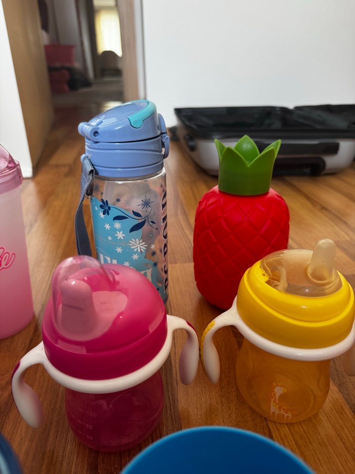 Renkli Çocuk Termos ve Suluk Seti - Görsel 5