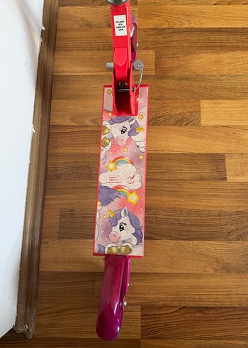 Renkli Pembe Çocuk Scooterı - Görsel 2