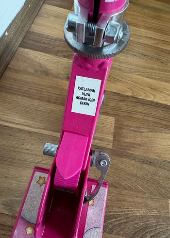 Renkli Pembe Çocuk Scooterı - Görsel 3