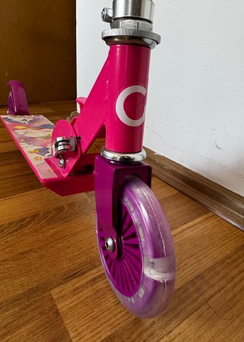 Renkli Pembe Çocuk Scooterı - Görsel 6