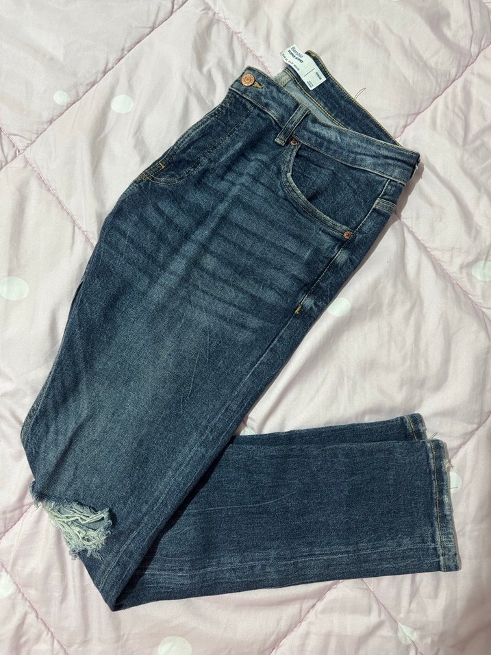 Erkek Bershka Süper Skinny Kot Pantolon - Görsel 4