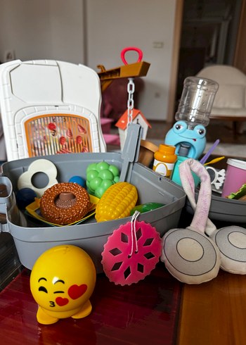 Renkli Oyuncak Mutfak Seti ve Aksesuarları - Görsel 2