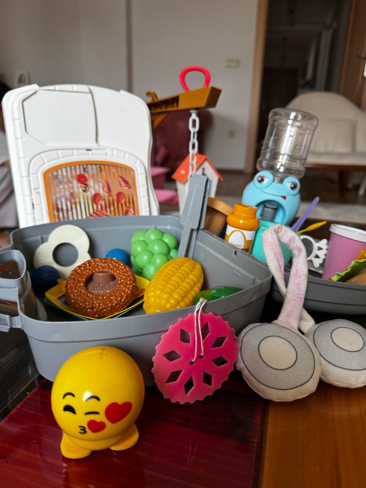 Renkli Oyuncak Mutfak Seti ve Aksesuarları - Görsel 2