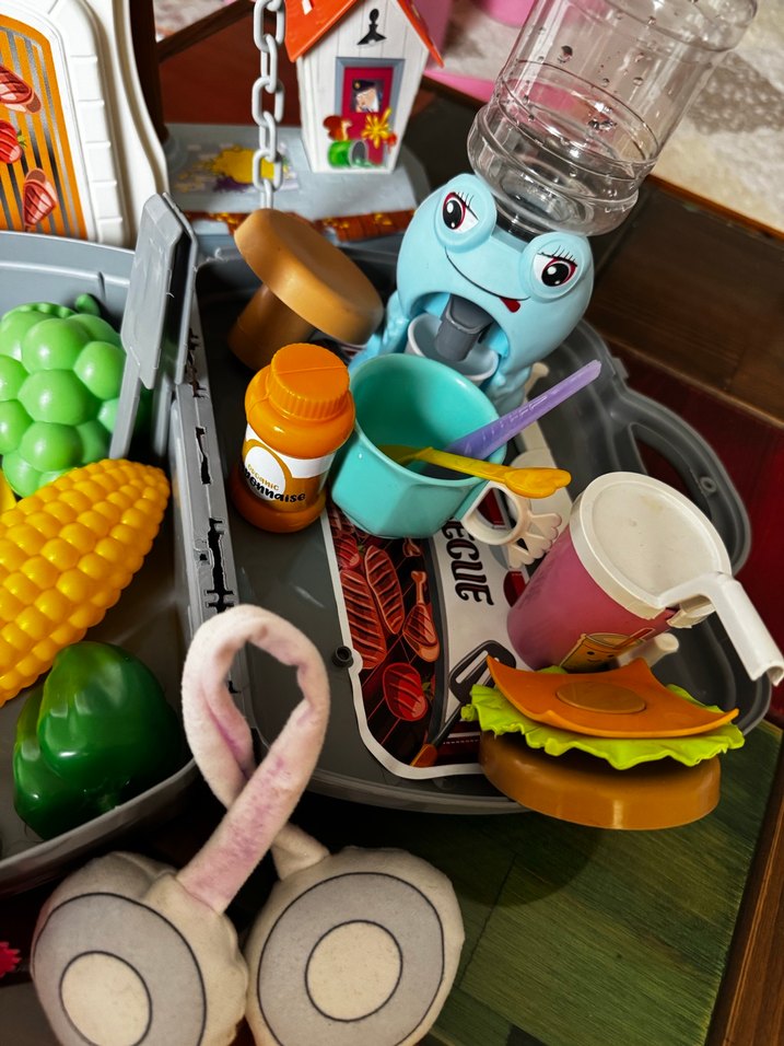 Renkli Oyuncak Mutfak Seti ve Aksesuarları - Görsel 4