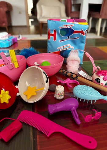 Renkli Oyuncak Seti ve Aksesuarları - Görsel 5