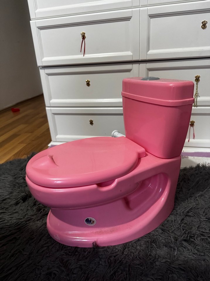 Eğitici Pembe Bebek Tuvaleti - Görsel 5