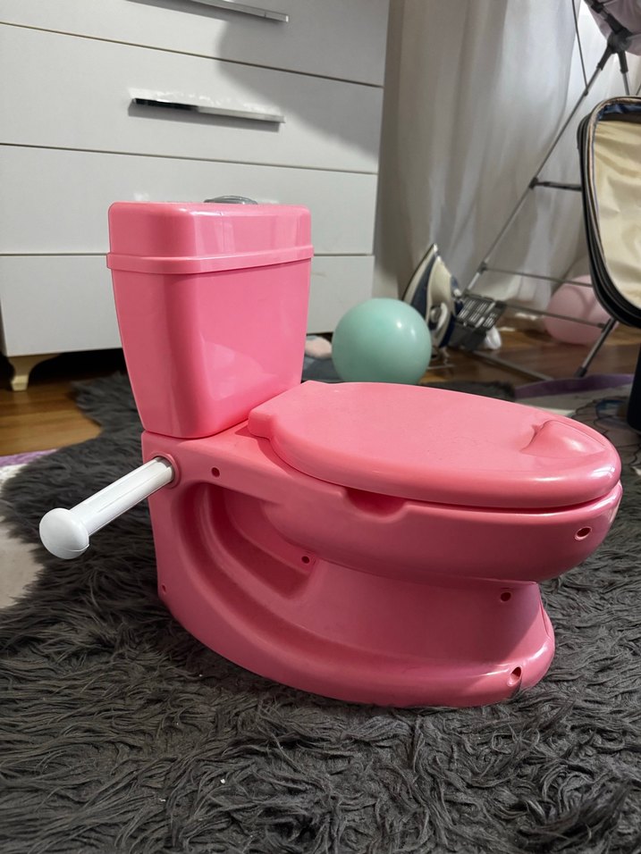 Eğitici Pembe Bebek Tuvaleti - Görsel 4