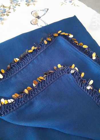 Mavi yazma sarı pullu - Görsel 2