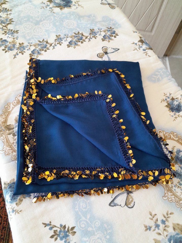 Mavi yazma sarı pullu - Görsel 3