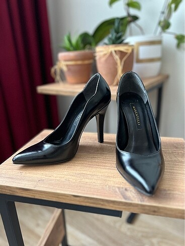 Siyah Stiletto 37 numara - Görsel 5