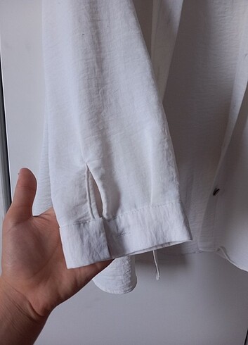 40 Beden Beyaz gömlek dökümlü