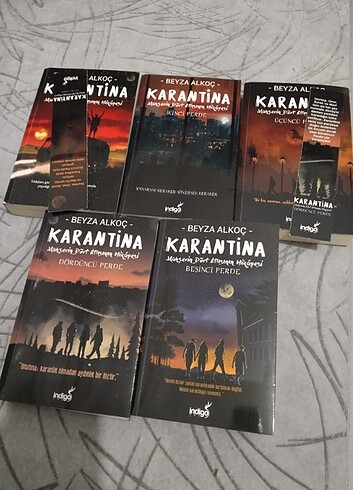 Karantina Kitap serisi full 1-2-3-4-5 roman aşk Beyza Alkoç