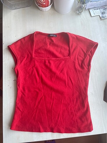 Diğer Kırmızı ambar bluz