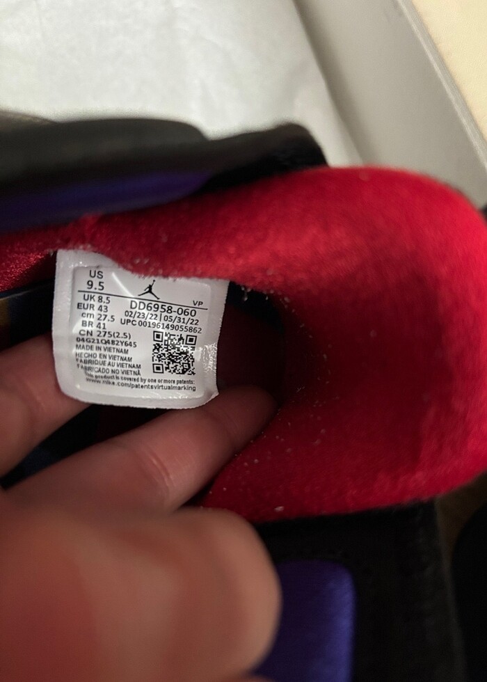 Basketbol ayakkabısı air Jordan orijinal - Görsel 4