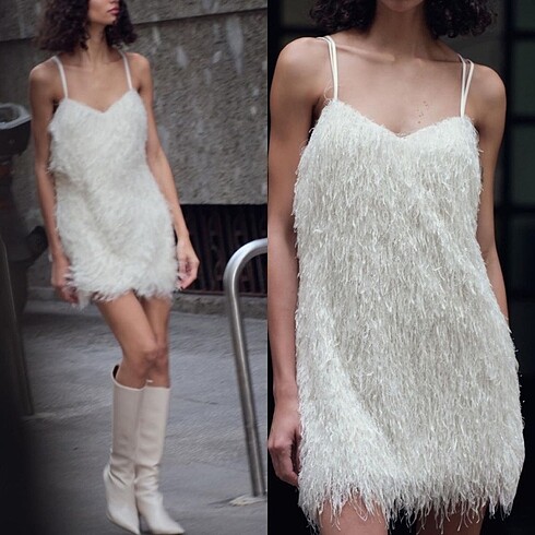 Zara ZARA 3 ADET ELBİSE M BEDEN