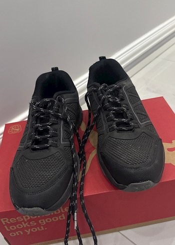 Siyah Erkek Spor Ayakkabı Bağcığı - Görsel 2