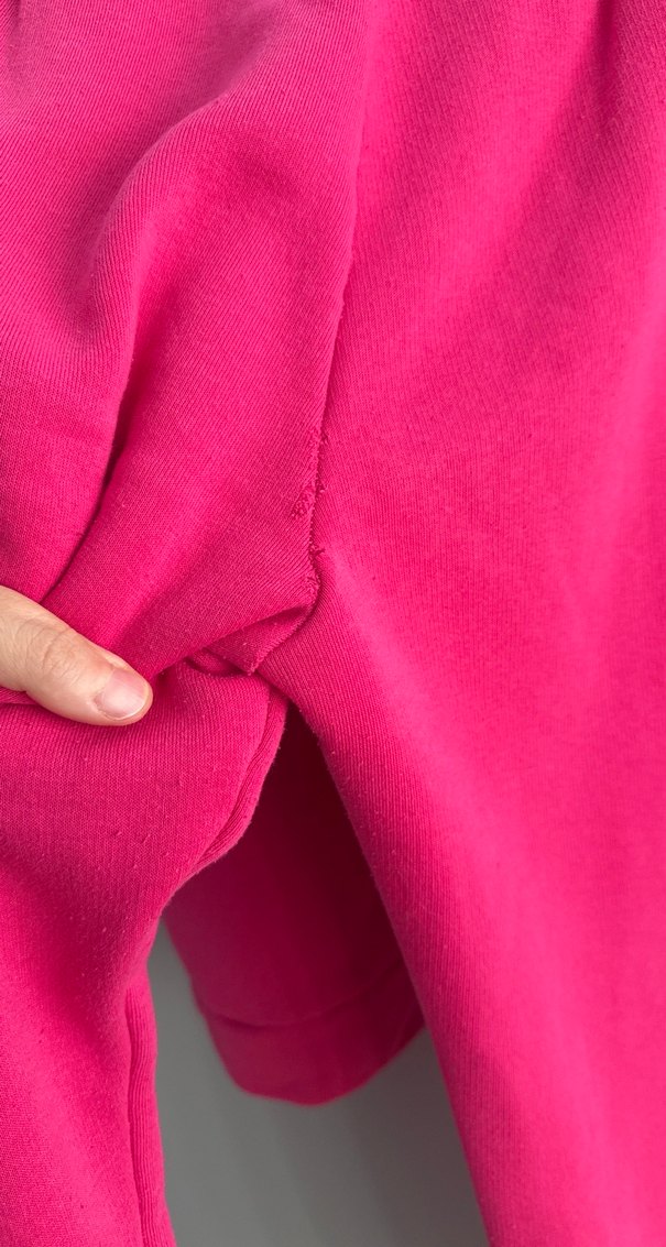 Kız Çocuk Pembe Bol Kesim Eşofman Takımı - Görsel 4