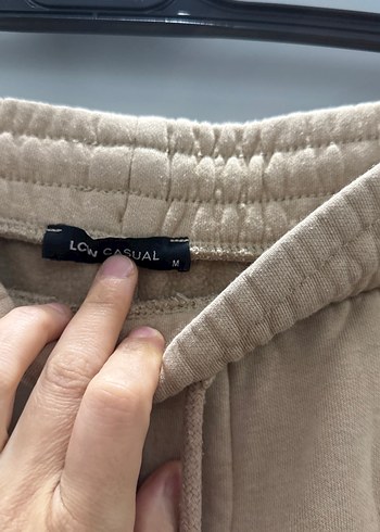 Bej Kadın Rahat Kesim Sweatpant - Görsel 5