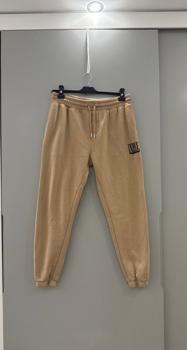 Bej Kadın Rahat Kesim Sweatpant - Görsel 2