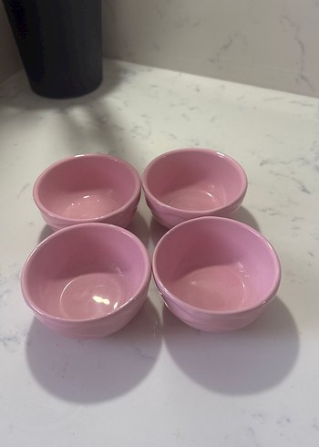 Pastel Pembe Seramik Kase Seti - Görsel 2