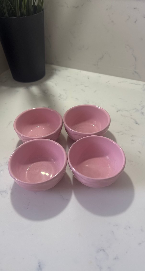 Pastel Pembe Seramik Kase Seti - Görsel 3
