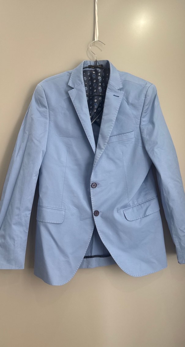 Mavi Erkek Normal Kesim Ceket - Görsel 5