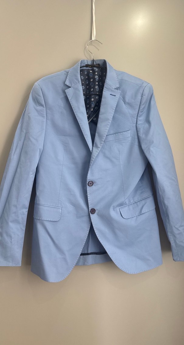 Mavi Erkek Normal Kesim Ceket - Görsel 4